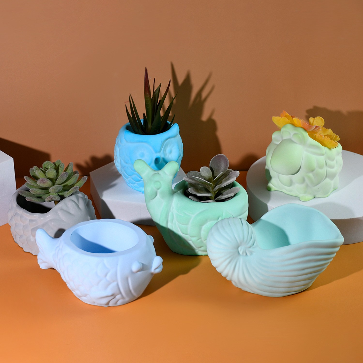 3D Animal Flower Pot Silicone  - Potsticker Mold ulasan dan harga