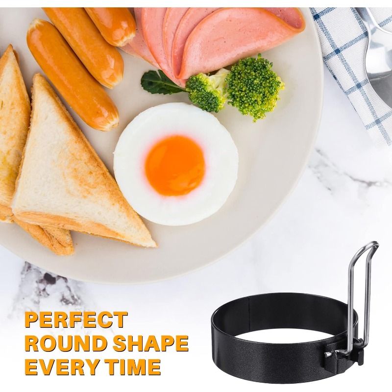 Egg Ring Mold Stainless Steel  - Mini Pancake Griddle ulasan dan harga