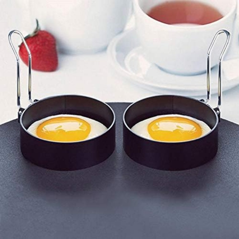 Egg Ring Mold Stainless Steel  - Mini Pancake Griddle ulasan dan harga