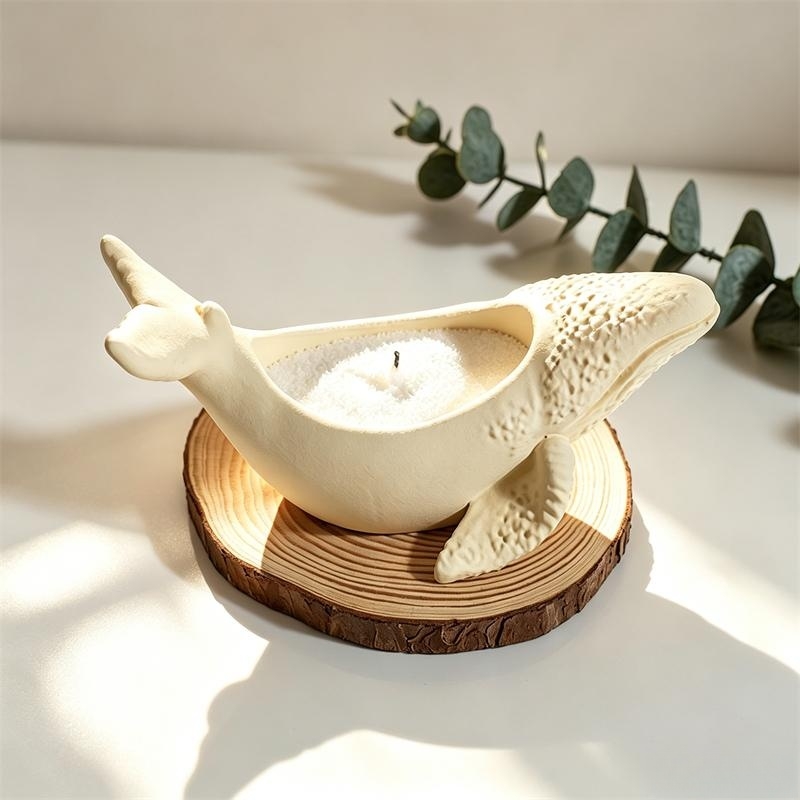 Whale Shape Cement Flowerpot S - Potsticker Mold ulasan dan harga