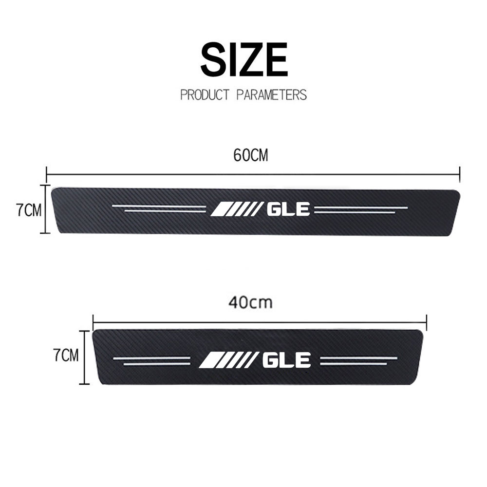 4pcs car Sticker door carbon l - Crepe Pan Carbon ulasan dan harga
