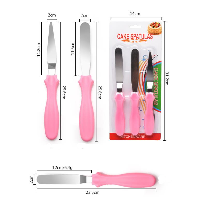3Pcs/Set Cake Spatula Butter I - Okonomiyaki Spatula ulasan dan harga