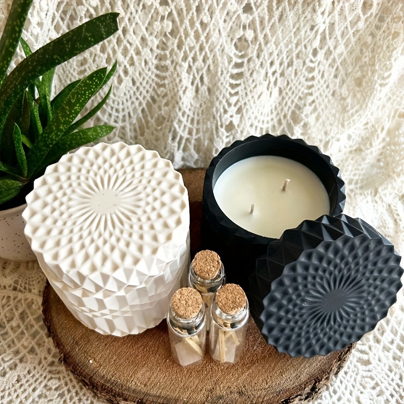 1set Ripple Candle Cup Resin M - Potsticker Mold ulasan dan harga