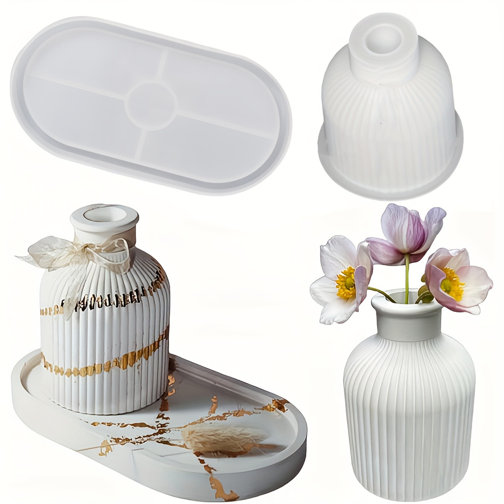 1/2pcs Vase Tray Silicone Mold - Potsticker Mold ulasan dan harga